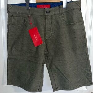 NWT Zara Men's Olive Green Speckled Shorts 31